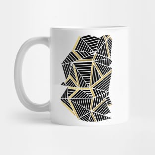 Ab Lines 2 Gold and Silver Mug